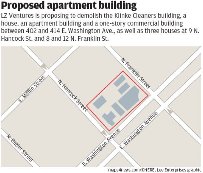 Proposed apartment building